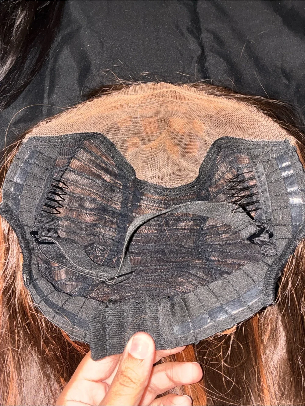 Sleek Natural Black & Warm Chestnut Brown Women’s Hair Wigs